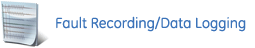 Fault recording/data logging