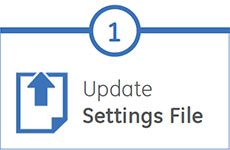 Step 1. Update settings file