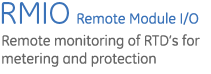 RMIO: Remote Module I/O. Remote monitoring of RTDs for metering and protection