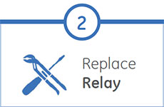 Step 2. Replace relay