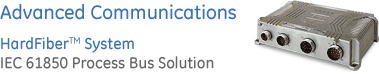 Advanced Communications. HardFiber System. IEC61850 Process bus solution