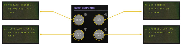 front panel quick keys layout