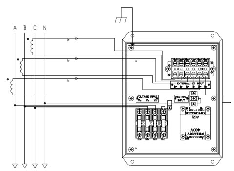 Enclosure Typical Wiring (277V model)