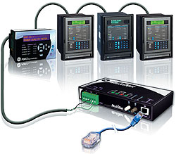 MultiNet Serial-to-Ethernet Converter with various Multilin relays
