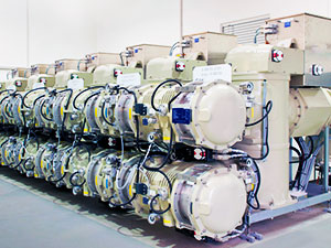 Image courtesy of GE: a 145 kV Gas-Insulated Substation (GIS) in Germany