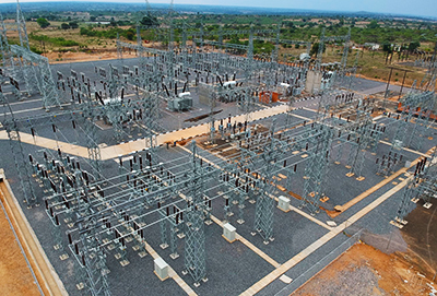 33kV substation and switchyard in Sub-Saharan Africa (SSA), image courtesy of GE.