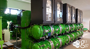 g3 72.5 kV gas-insulated substation (GIS), including six circuit-breaker bays in Denmark  Image courtesy of GE.