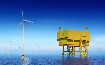 Ailes Marines selects GE’s Grid Solutions to provide and install the main electrical equipment for the Saint-Brieuc bay offshore wind farm substation