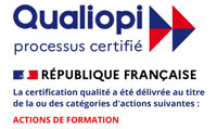 logo de la certification française Qualiopi