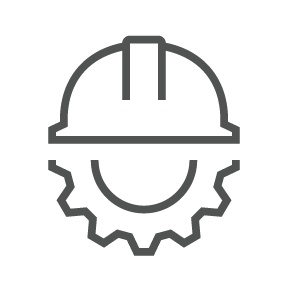 icon resembling a hardhat